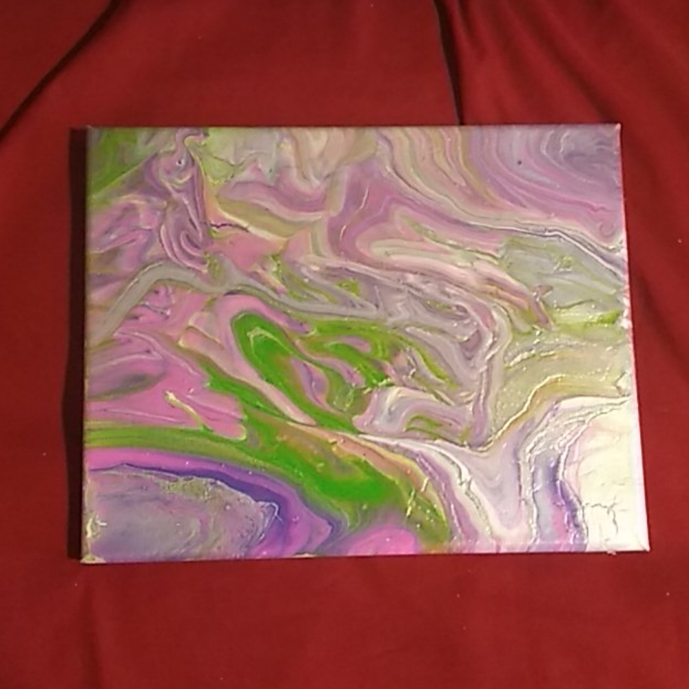 Unicorn swirl painting